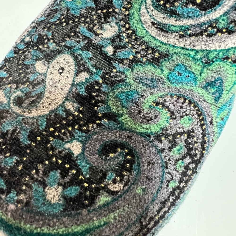 DANSKO VEGAN Stylish Green Paisley Women's Shoes - Picture 3 of 4
